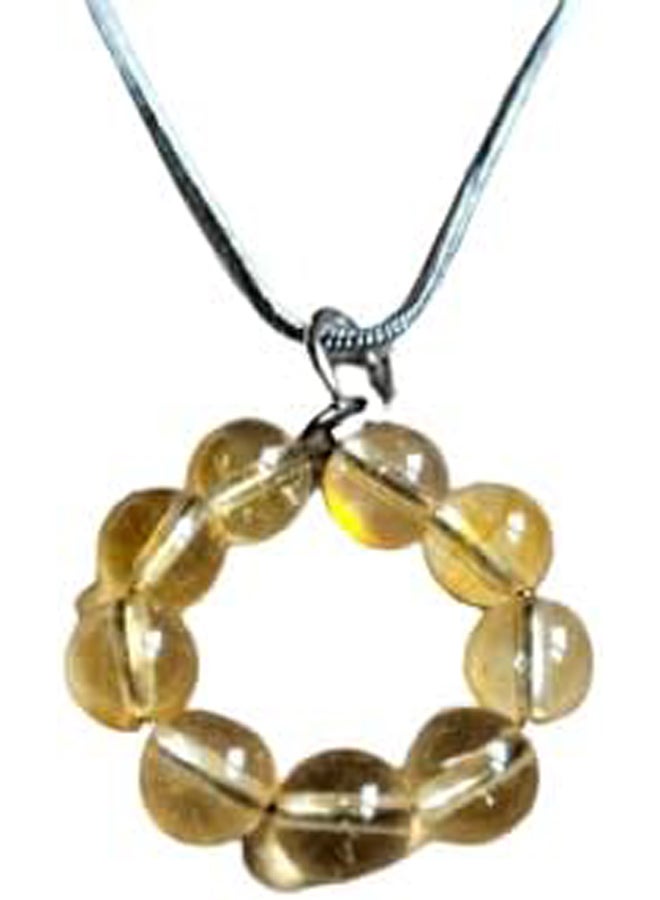 Citrine Quartz Gemstones  Pendant Necklace - Image 1