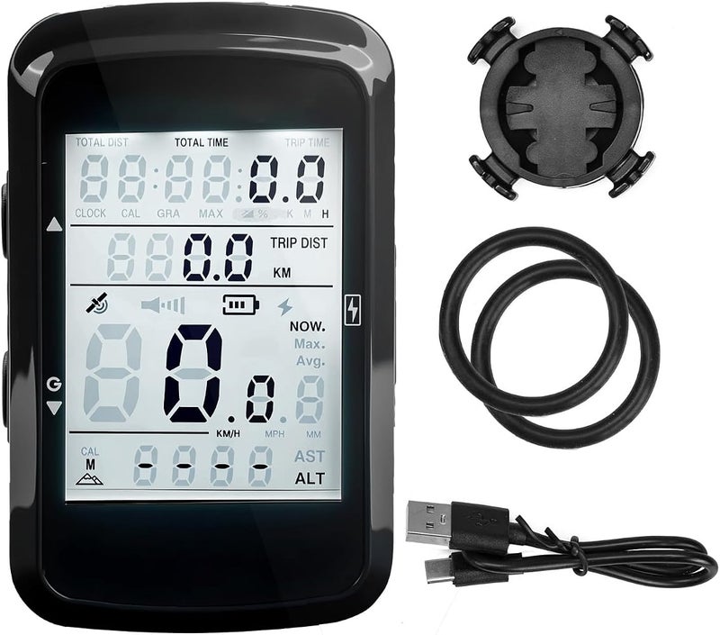 OFFBONDAGE OFF Bike Computer GPS Wireless Bicycle Speedometer Odometer with Automatic Backlight Waterproof and Long Battery Life - Image 1