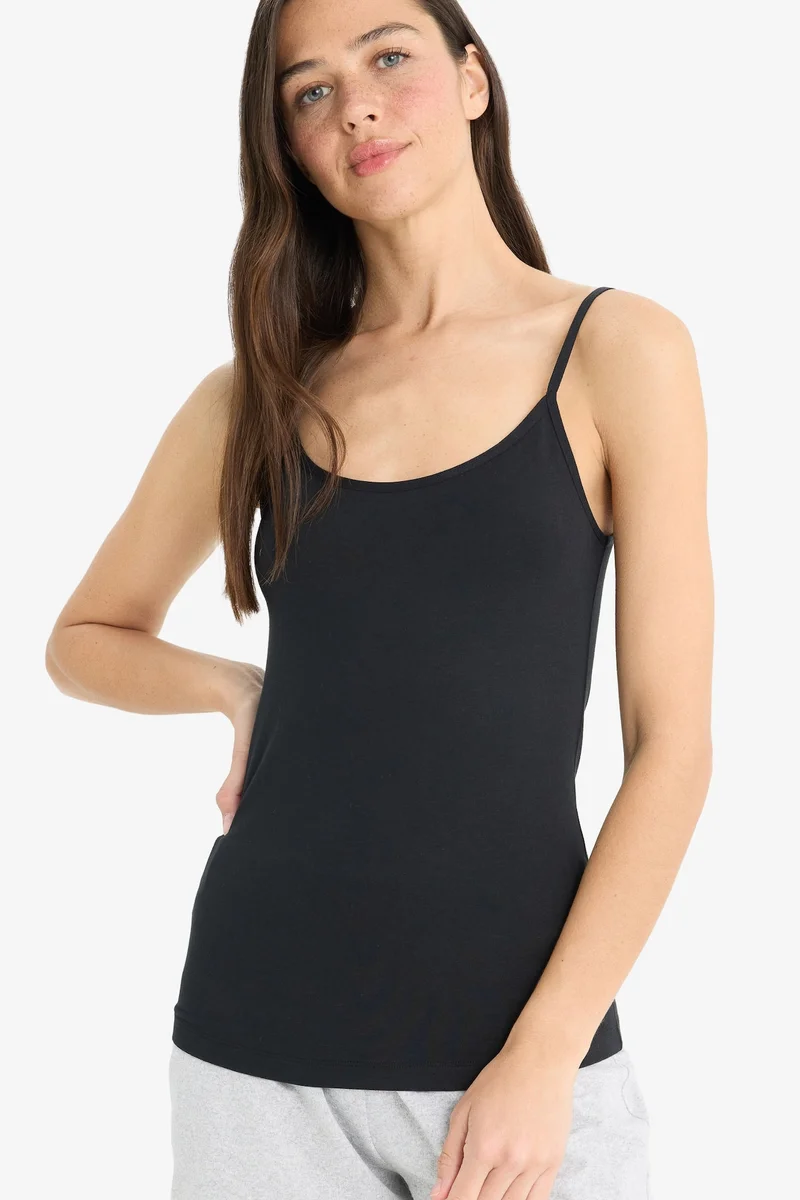 ديفاكتو Fall in Love Regular Fit Cotton Undershirt