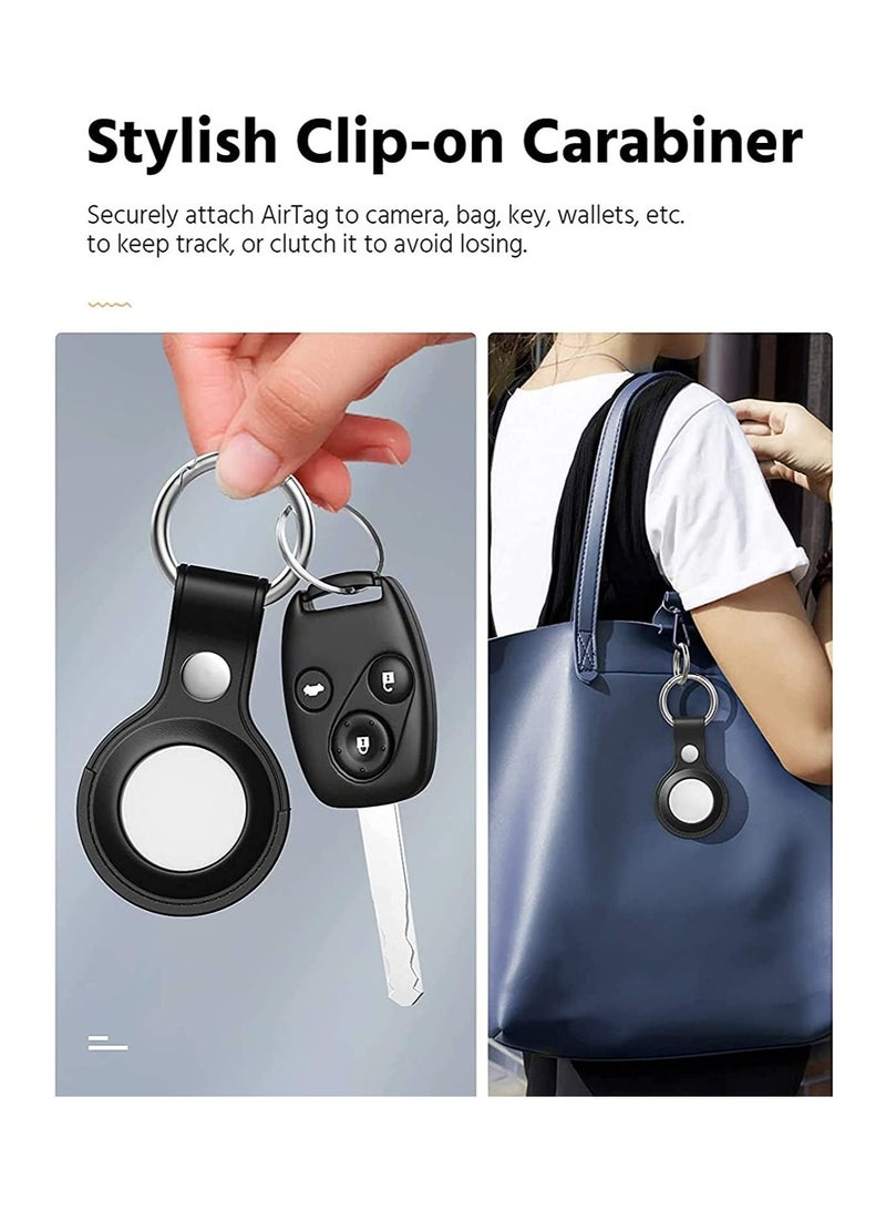 Rock Pow Leather Protective Sleeve For Airtags - Image 5