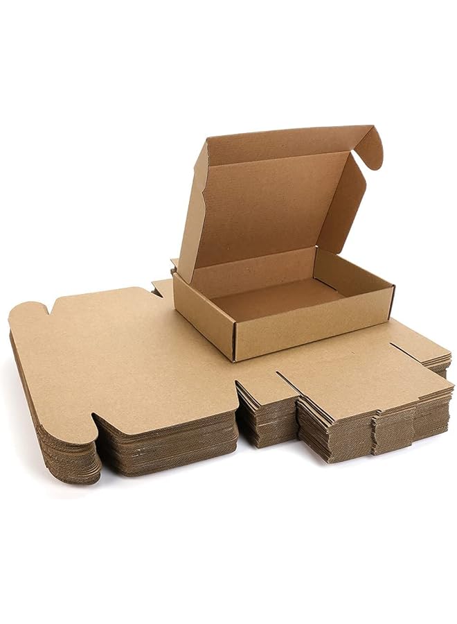 erorex 9X6X2 Inches Small Shipping Boxes 20 Pack Corrugated Cardboard Mailing Box Packaging For Small Business Tab Locking Literature Mailer Boxes Flat Shipping Boxes Empty Gift Packing Boxes Supplies - Image 1