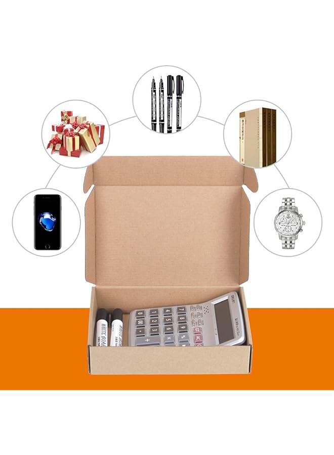 erorex 9X6X2 Inches Small Shipping Boxes 20 Pack Corrugated Cardboard Mailing Box Packaging For Small Business Tab Locking Literature Mailer Boxes Flat Shipping Boxes Empty Gift Packing Boxes Supplies - Image 4