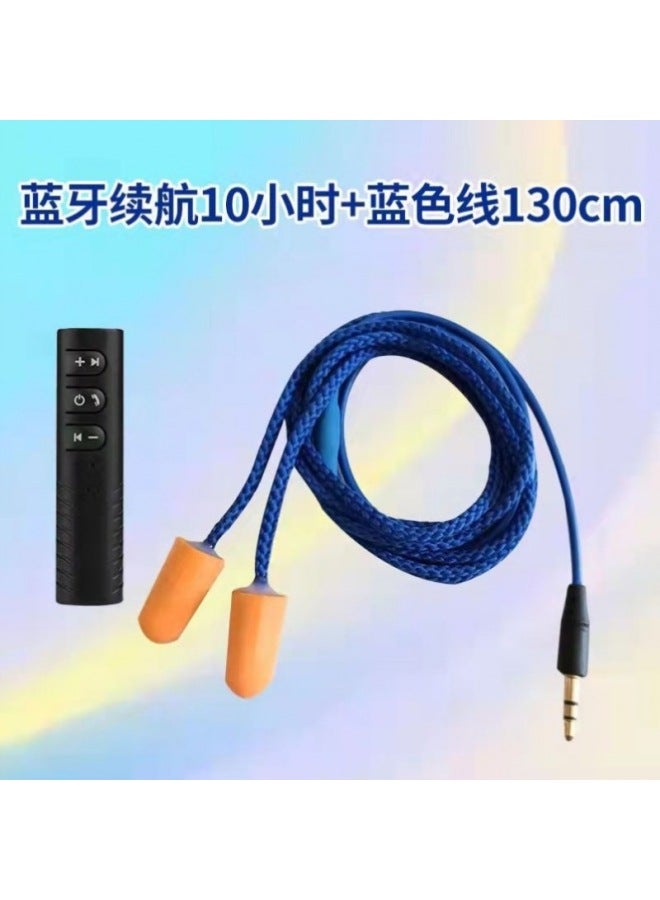 Bluetooth Wired Bass Work Lazy Listening To Songs Hd Call Labor Protection Earplug Headset Camouflage Anti-noise - Image 1