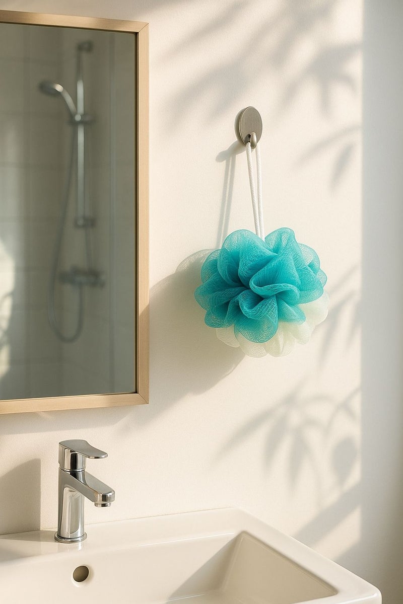 THE ARTFUL BLEND 3-Pack Bath Loofah Set – Biodegradable Exfoliating Body Scrubbers for Women & Men | Gentle, Scratch-Free Shower Sponges for Daily Skin Care - Image 2