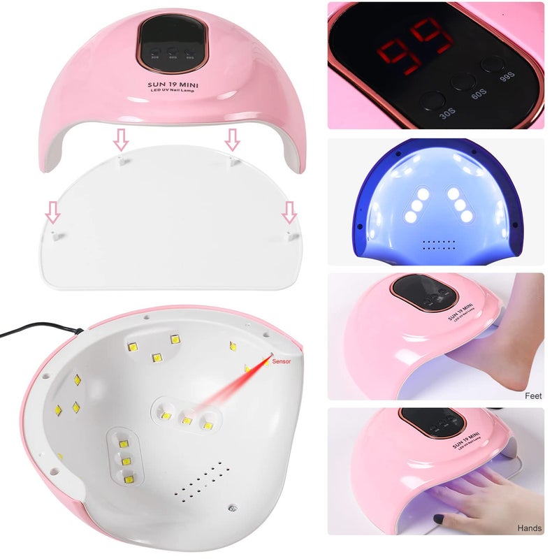 DOUBORQ Acrylic Nail Kit With Drill And U V Light Full Nail Kit Set Professional Nail Starter Kit For Beginners Acrylic With Everything - Image 4