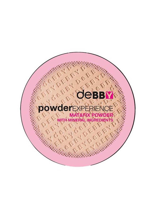 Debby Powder Experience Mat And Fix Powder 01 Nude 