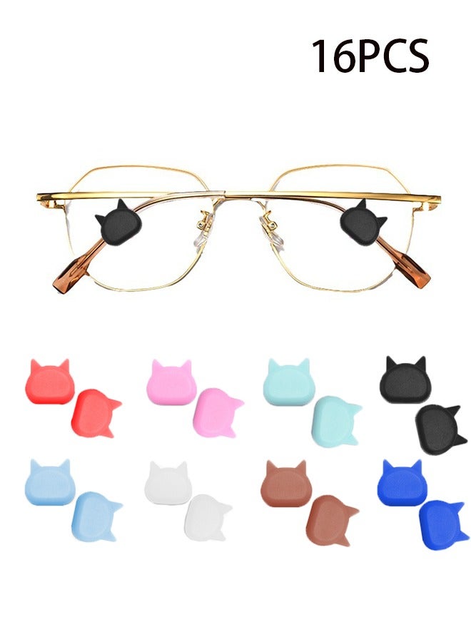 Generic Glasses ear clip Cute cat shaped silicone retainer Soft ear hook Anti-slip bracket Glasses plug  - Image 1
