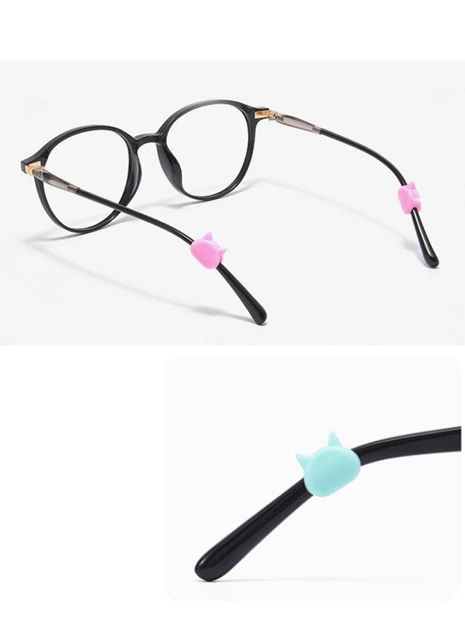 Generic Glasses ear clip Cute cat shaped silicone retainer Soft ear hook Anti-slip bracket Glasses plug  - Image 2