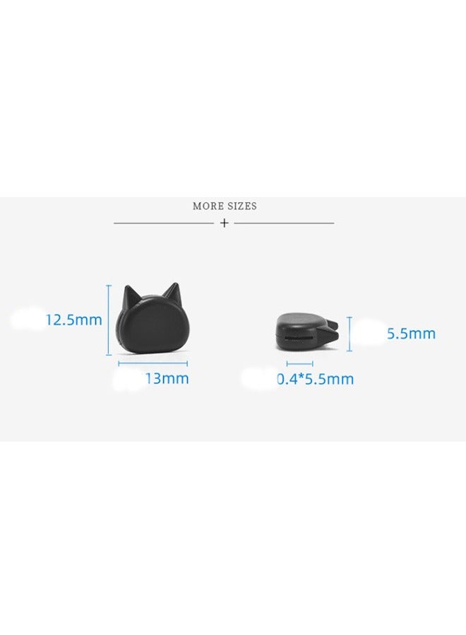 Generic Glasses ear clip Cute cat shaped silicone retainer Soft ear hook Anti-slip bracket Glasses plug  - Image 4