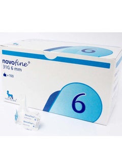 NovoFine daily needles for diabetics 31G, 6mm are specially designed for insulin pens. They feature a thin design that helps reduce pain during injection.