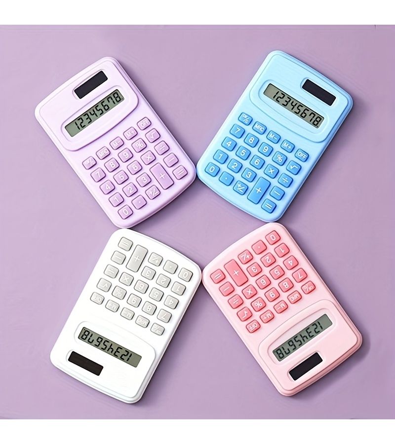 Pink Cute Cartoon Pocket Calculator - Image 5