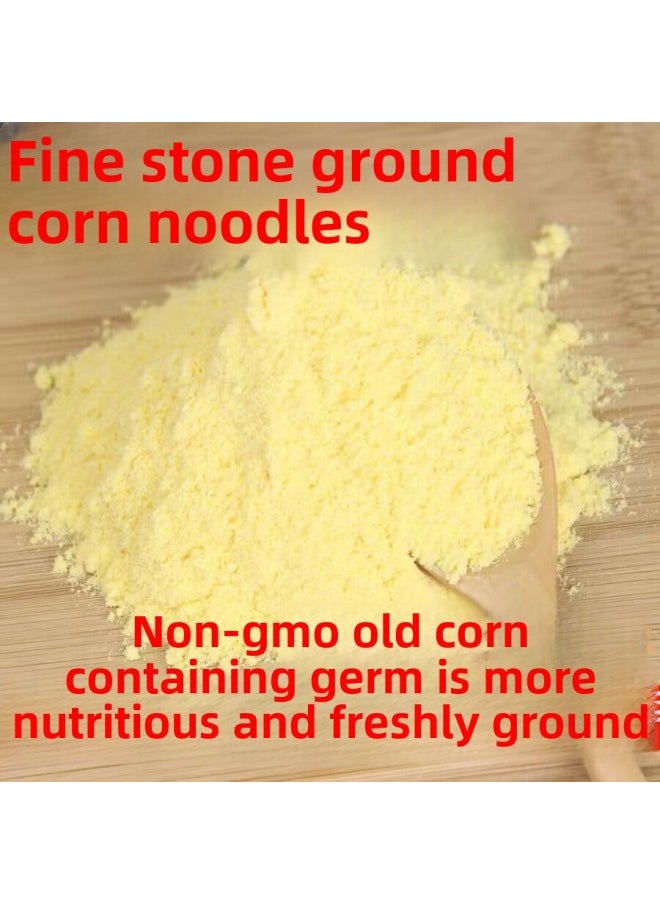 Generic New Corn Flour Corn Flour Cob Corn Flour Corn Flour Steamed Corn Paste Household New Grains Free Shipping-Specification:Super Fine◆Process◆2.5kg Pack◆Contains Germ◆More Nutritious◆Free 250g Corn Crumbs  - Image 1
