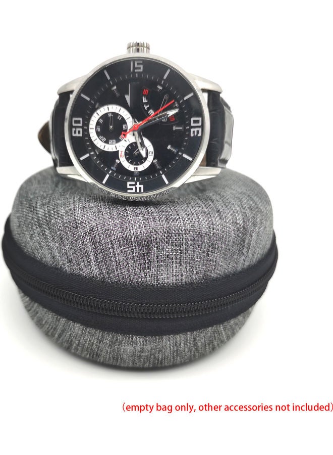 Loquat Waterproof Portable Storage Watch Travel Case Grey 10.00 x 3.80 x 5.60cm - Image 5