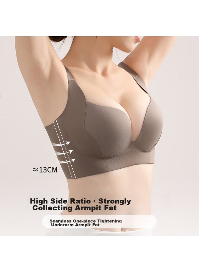 Ordifen Ordifen Seamless Lift And Push-up Bra For Women, Anti-sagging, Side Support, Breast Shaping, Anti-spillage, Seamless, Thin Style Brassiere - Image 3