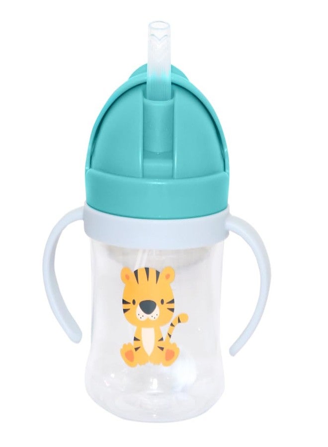 أليا زجاجة رضاعة للأطفال من Alya The Cheeky Kidzz Premium مزودة بماصة سعة 200 مل لإطعام الأطفال بالماء والحليب والسوائل (التصميم 610) - Image 4