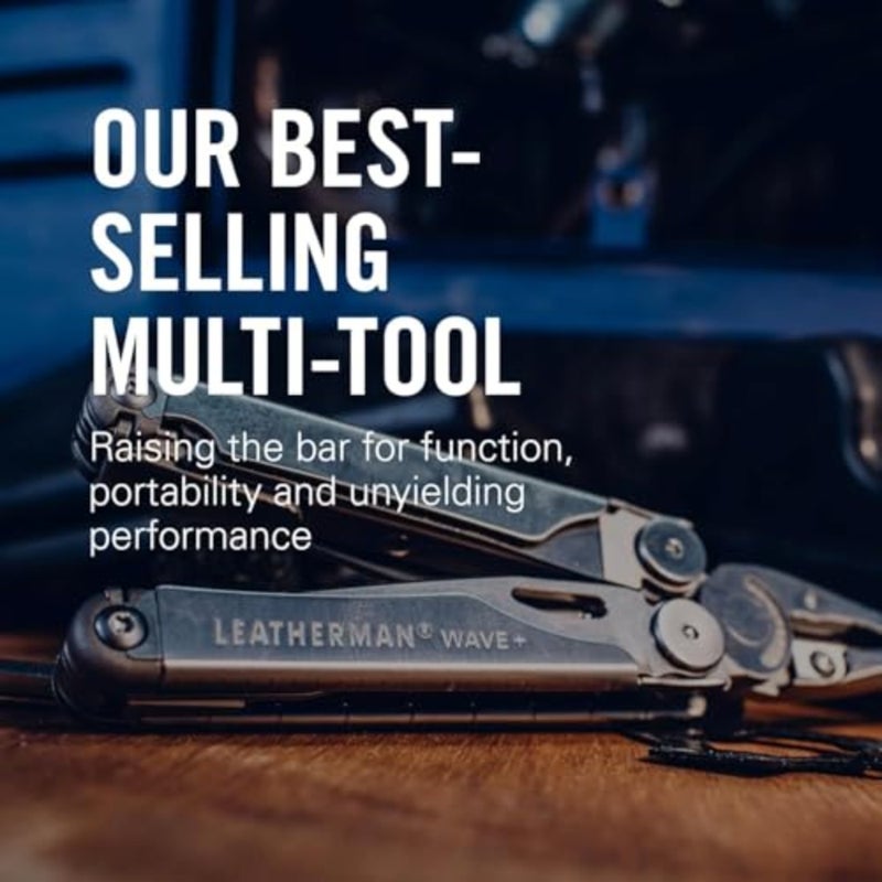 Wave+ Multi-Tool - 18-in-1 Heavy-Duty Stainless Steel Tool with Blades, Pliers Wire Cutters - Image 2