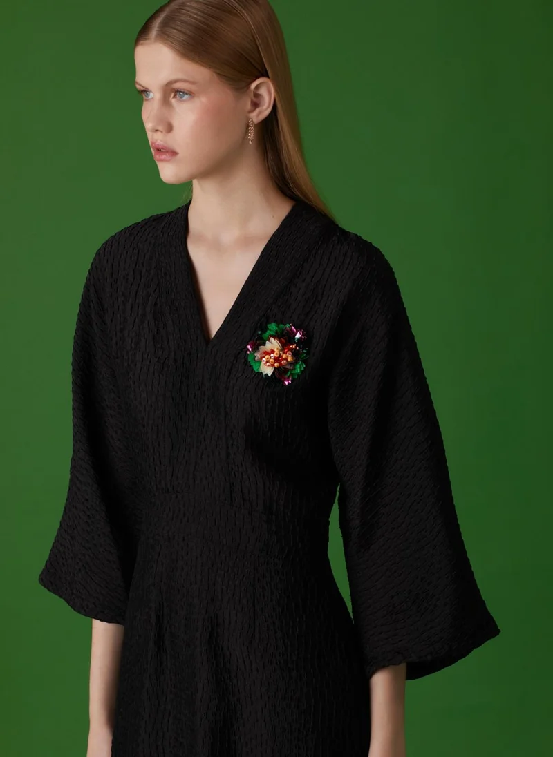 Nocturne V-Neck Dress