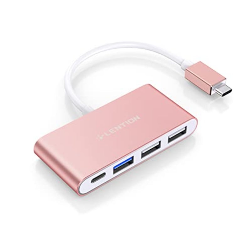 USB C Hub 4-in-1 with 100W PD, Type-C Multiport Adapter for 2016-2026 MacBook Pro/Air M1-M5,iPad, Surface, ChromeBook, Aluminum Travel Hub for iPhone 15-17 (C13 - Image 1