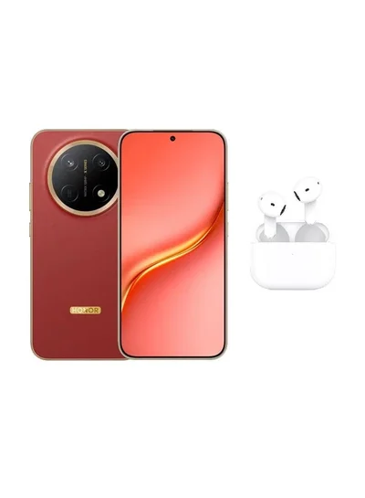 صفقة هونور X9e Pro Dual SIM 5G 8GB RAM 256GB Reddish Brown With Free Honor Earbuds E6i (Color of gift may vary) - Middle East Version على Noon EG