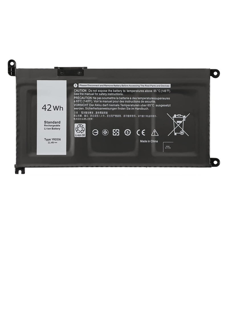 YRDD6 Battery for Inspiron 7586 5482 5485 5491 5591 3310 2-in-1 5593 5591 5480 3493 3582 3583 3584 3593 3793 5493 5585 5590 5594 5598 Vostro 3491 5481 5581 5490 5590 VM732 1VX1H - Image 2