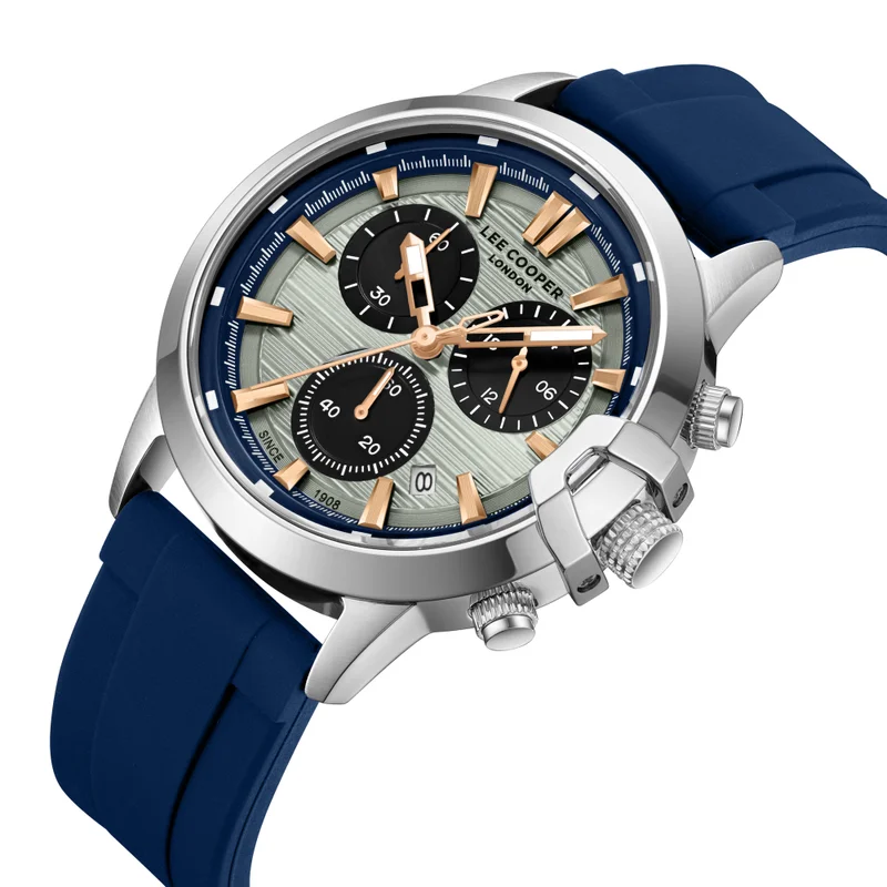 لي كوبر Men's Silicone Multi Function Watch LC08267.369 - 28 mm