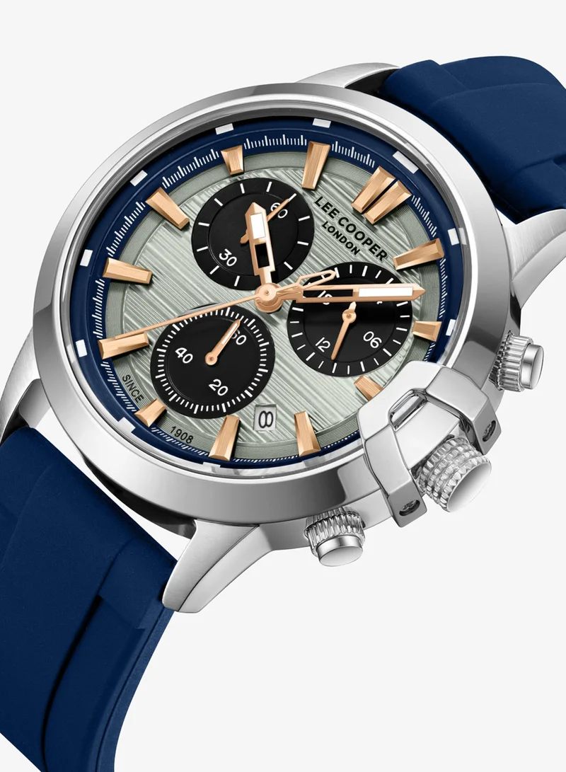 Lee Cooper Men's Silicone Multi Function Watch LC08267.369 - 28 mm