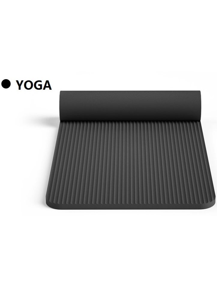Generic - Anti-Tear 10MM Thick Yoga Mat Exercise Mat With Carrying Strap - Image 1