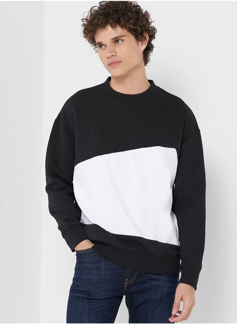 CALVIN KLEIN Colour Block Sweatshirt