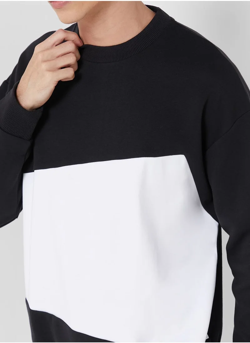 CALVIN KLEIN Colour Block Sweatshirt