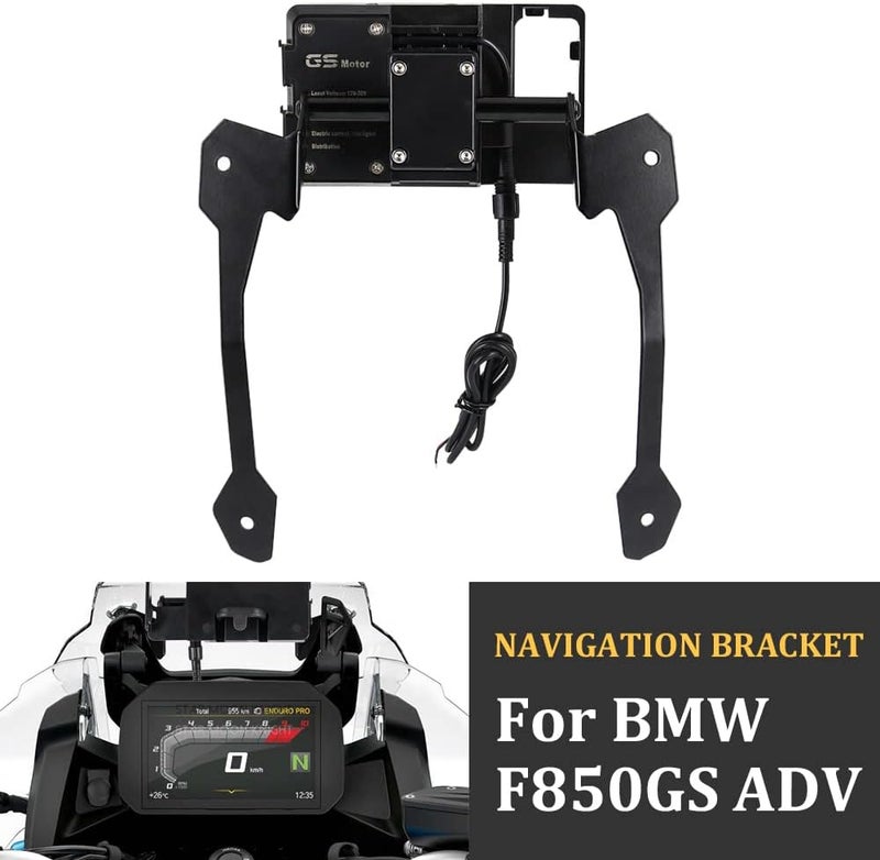 QASULER Motorcycle Windshield Phone Holder for BMW F850GS - Image 2