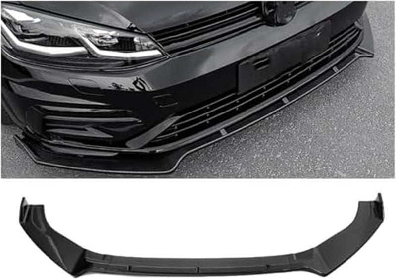 QASULER Front Bumper Lip Spoiler Splitter for VW Golf MK7 MK7.5 GTI R - Image 3