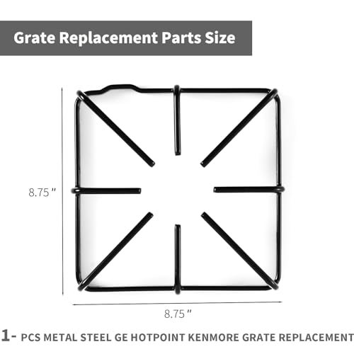Allstare WB31K10016 WB31K10015 Grate Replacement Parts For GE Burner Grate Kenmore Hotpoint Stove Parts General Electric Gas Range Parts Stove Surface Top Grate Metal Steel Rack 1 Pack - Image 4