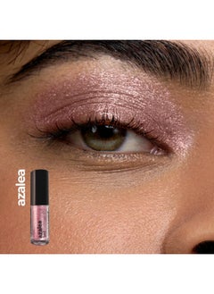 Ruby's Organics Mini Metallic Liquid Eyeshadow For Women- Eye Makeup, Smooth Glide Insta Dry Formula, Smudge Proof, Waterproof, Long Lasting And Highly Pigmented, Paraben Free, Vegan - Azalea, 3Ml  - Image 4