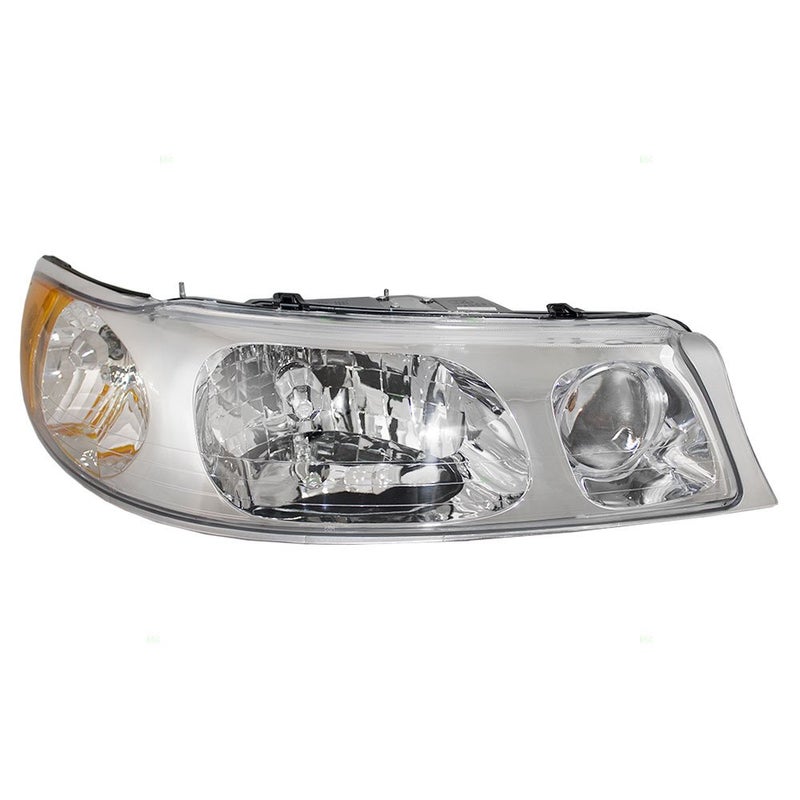 Brock Replacement Passengers Headlight Headlamp Compatible with 19982002 Town Car 1W1Z 13008 BA