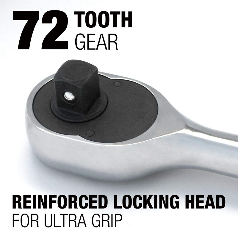 E-Z Red EZRED MR482 Extendable Ratchet Three Piece Set, Grey/Black - Image 5