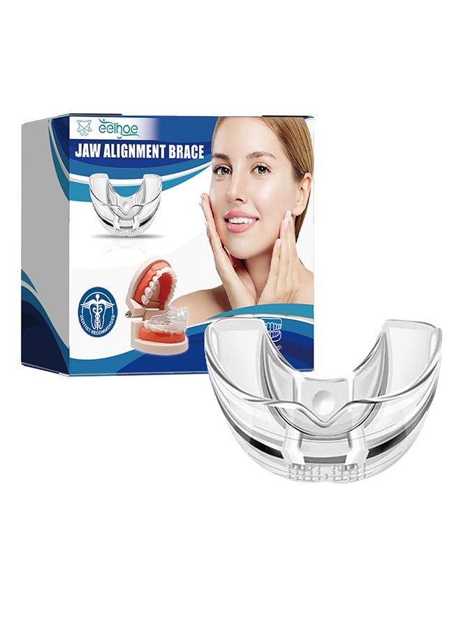 EELHOE Jaw Adjustment Bracket - Teeth Aligners for Straightening Teeth - Correcting Chin Retraction - Crooked Teeth - Malformed Buck Teeth - Oral Care Brace - Bruxism Night Guard - Image 1