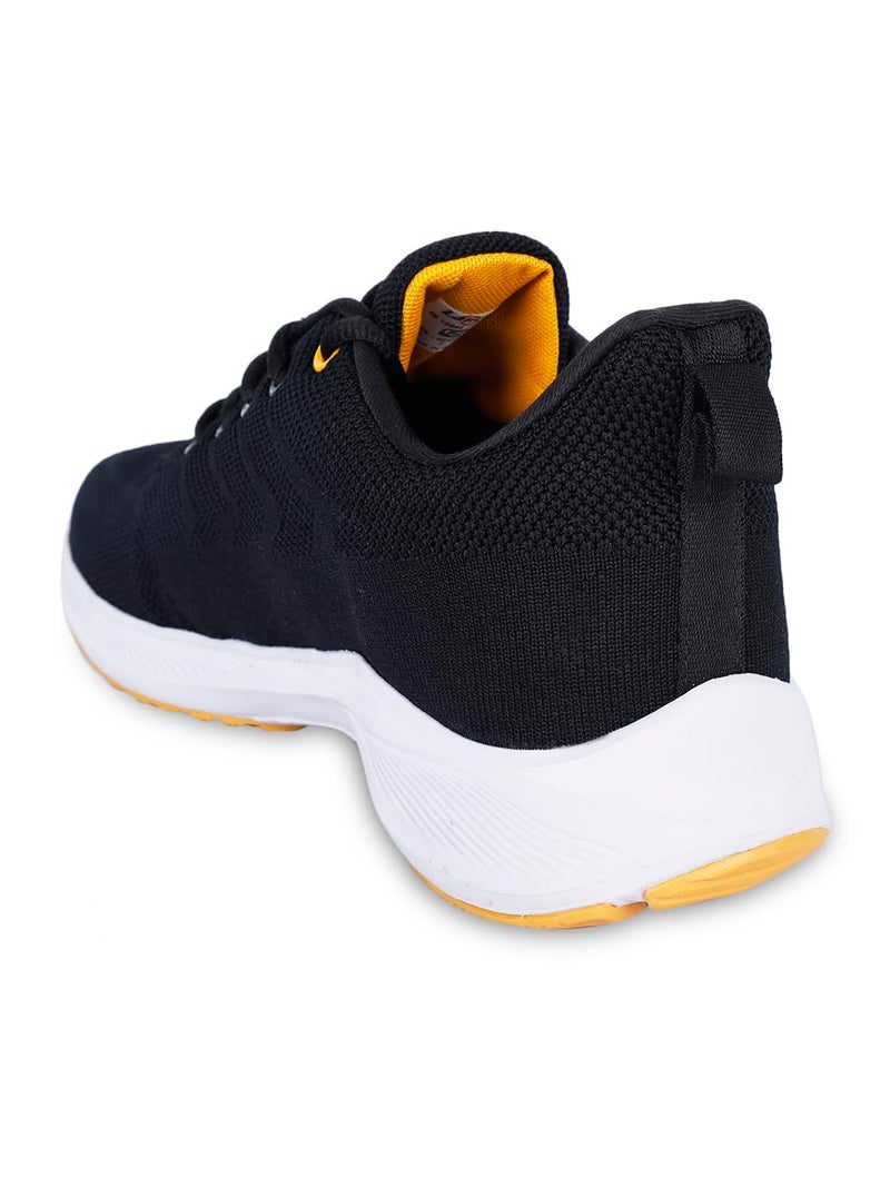 Lancer Mens BOSS-2BLK-MSTD Black Running Shoe, 9 - Image 4