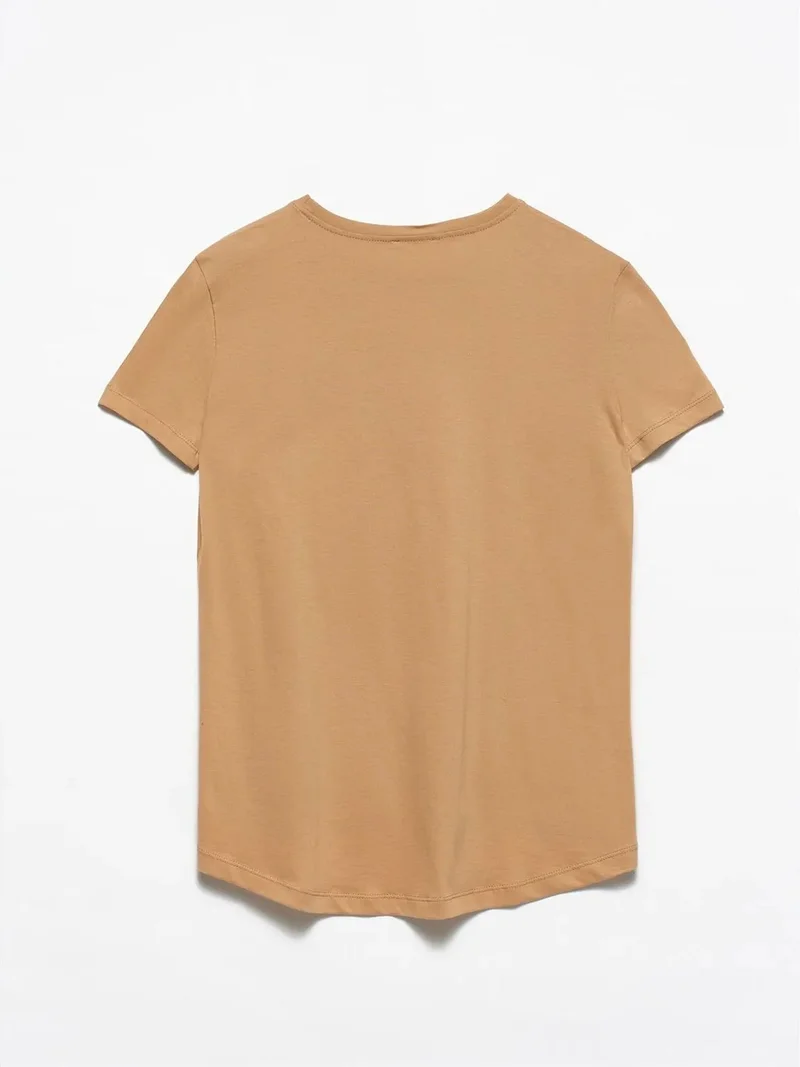 ديلفين Dilvin Women's Cotton Crew Neck T-Shirt