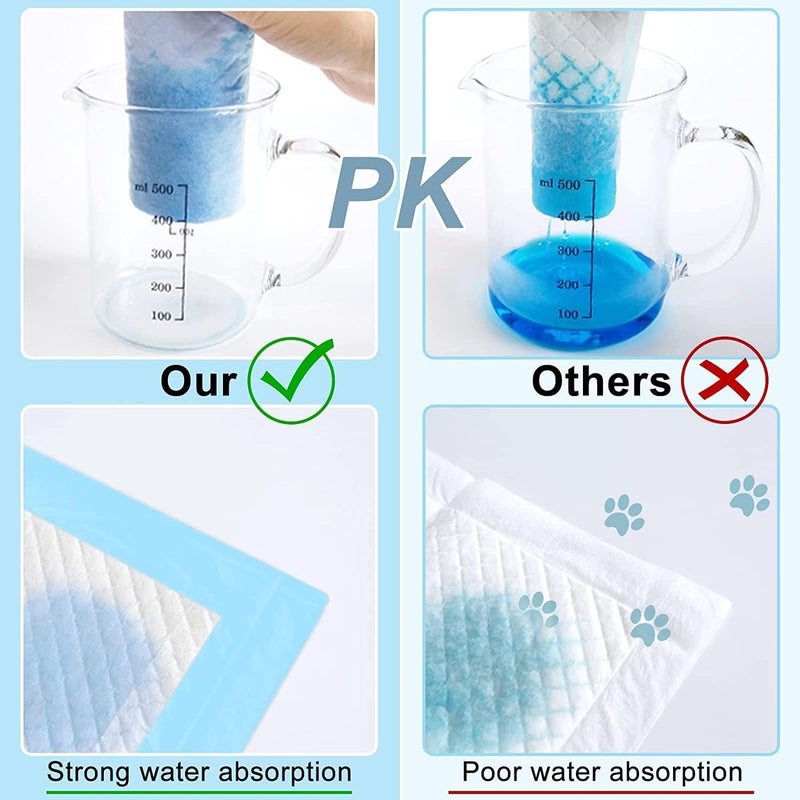 Mumoobear Mumoo Bear 100Pcs Pet Pee Pads Disposable Absorbent Quick Drying Pads For Potty Training 45 X 33Cm - Image 4