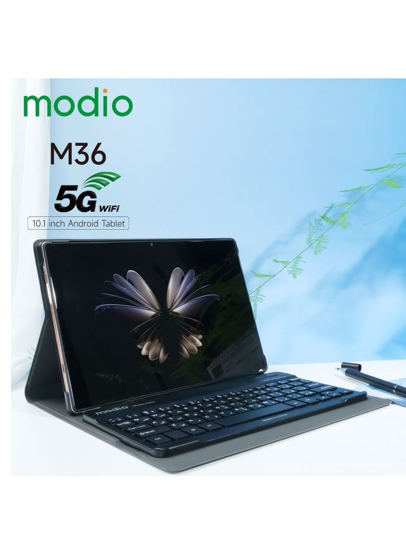 موديو جهاز لوحي M36 بشاشة 10.1 بوصة ثنائية الشريحة رمادي، 12 جيجابايت رام 512 جيجابايت 5G - نسخة الشرق الأوسط مع هدية - Image 2