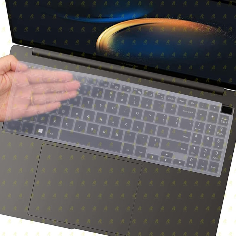 Raya غطاء لوحة مفاتيح لجهاز سامسونج جالكسي بوك 5 / جالكسي بوك 5 برو 360 بحجم 16 بوصة، واقي لوحة مفاتيح لجهاز سامسونج جالكسي بوك 4/3 برو و جالكسي بوك 4/3 ألترا (شفاف) - Image 2