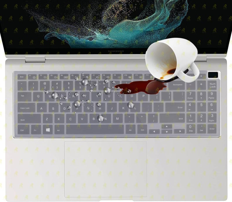 Raya غطاء لوحة مفاتيح لجهاز سامسونج جالكسي بوك 5 / جالكسي بوك 5 برو 360 بحجم 16 بوصة، واقي لوحة مفاتيح لجهاز سامسونج جالكسي بوك 4/3 برو و جالكسي بوك 4/3 ألترا (شفاف) - Image 4