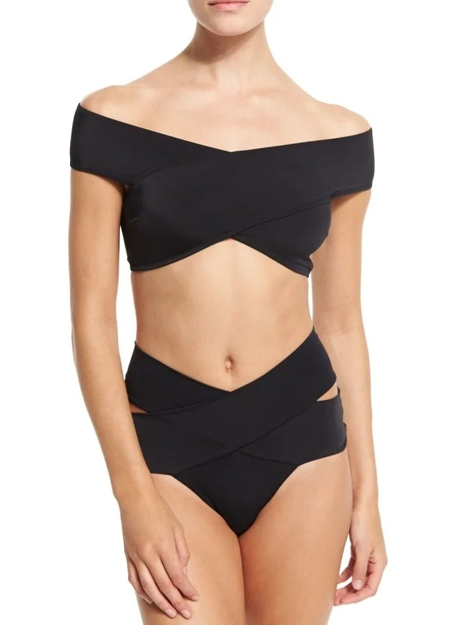 انجلسين Black Special Design Bikini Set