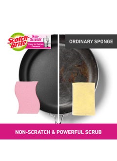 3M 3M Scotch-Brite Plastic Utensil Non Scratch Scrub Sponge-Pack of 6  - Image 3