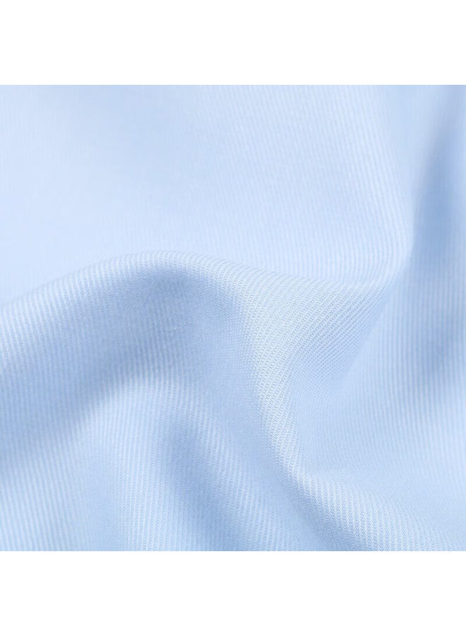 Youngor Men's Shirt, Spring And Summer, Young Men's Business Casual Long-sleeve Shirt, Vldp170011ifa, Light Blue, Size 42 - Image 4