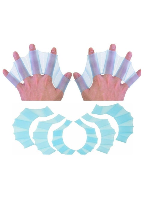 Silicone Swimming Hand Webbed, Silicone Swimming Gloves, Silicone Material Three Sizes Comfortable Soft Elastic Swimming Equipment, Suitable For Competitive Swimming, Surfing, Body Surfing, Etc