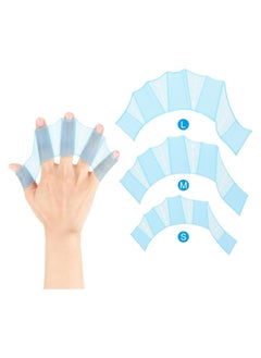 CMGTYYD Silicone Swimming Hand Webbed, Silicone Swimming Gloves, Silicone Material Three Sizes Comfortable Soft Elastic Swimming Equipment, Suitable For Competitive Swimming, Surfing, Body Surfing, Etc  - Image 5