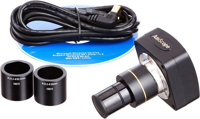 AmScope AmScope MU500CK 50 MP USB Microscope Camera with Software and Calibration Kit Compatible with Windows XPVista7810 and Mac OSX  - Image 1