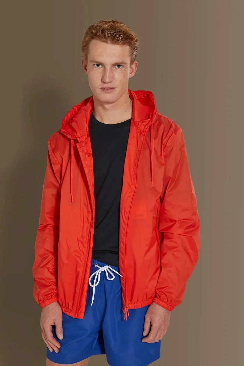 Doppelganger Tech sailor jkt fabric in nylon cire - Orange
