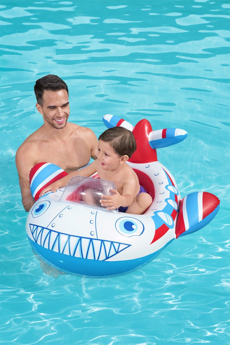 Bestway Baby Boat Lil Navigator, Assorted 1 Piece (Style & Color May Vary) | Inflatable Baby Float | Baby Pool Float | Summer Water Toy | Pool & Beach Toy - Image 2